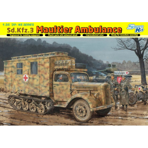 Dragon 1/35 Sd.Kfz.3 Maultier Ambulance Plastic Model Kit