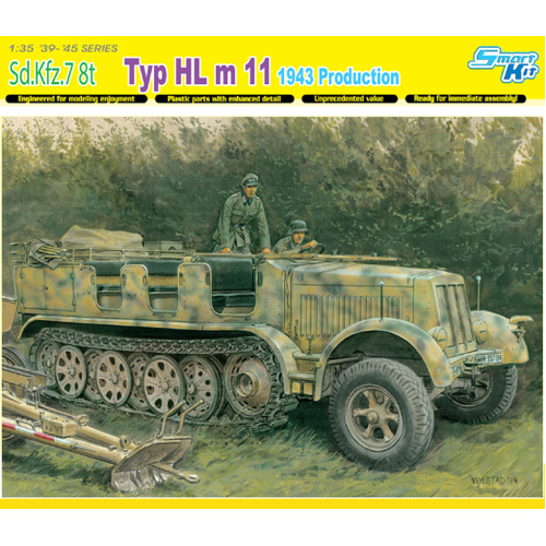 Dragon 1/35 Sd.Kfz.7 8(t) Typ HL m 11 1943 Production (Smart Kit) [6794]