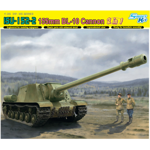 Dragon 1/35 ISU-152-2 155mm BL-10 Cannon 2in1 [6796]
