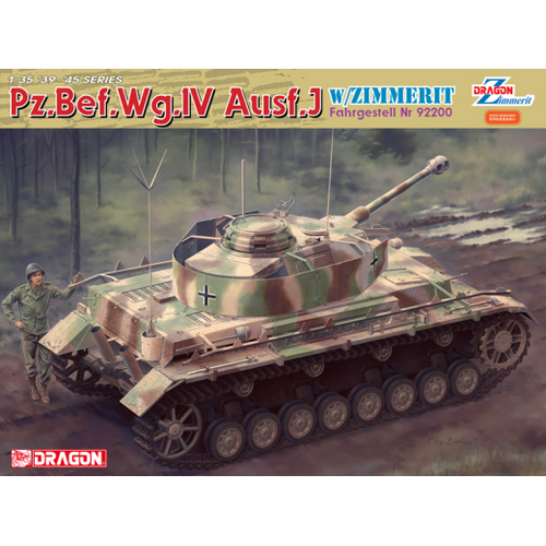 Dragon 1/35 Pz.Bef.Wg.IV Ausf.J w/ZIMMERIT FAHRGESTELL NR 92200 [6823]