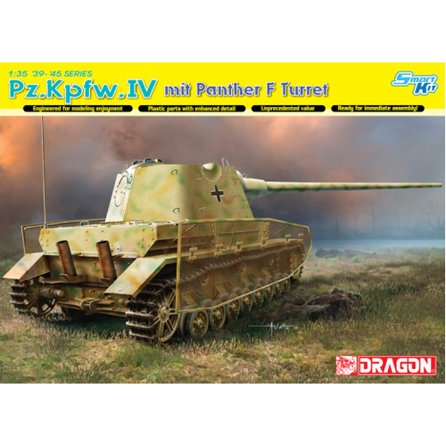 Dragon 1/35 Pz.Kpfw.IV mit Panther F Turret (Smart Kit) [6824]