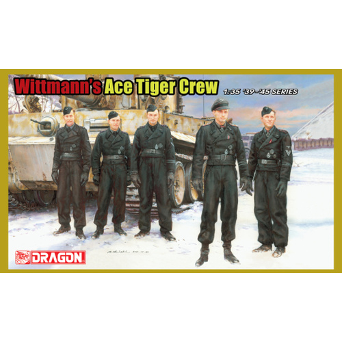 Dragon 1/35 Wittmann's Ace Tiger Crew (5 Figure Set) Plastic Model Kit [6831]