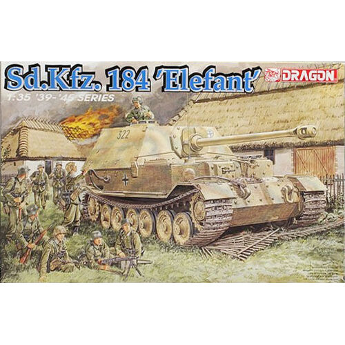 Dragon 1/35 Sd.Kfz. 184 Elefant (2 in 1) Plastic Model Kit [6871]