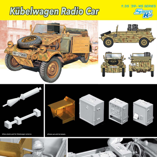 Dragon 1/35 Kubelwagen Radio Car [6886]