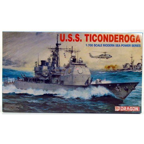 Dragon 1/700 Aegis Cruiser U.S.S. Ticonderoga [7018]