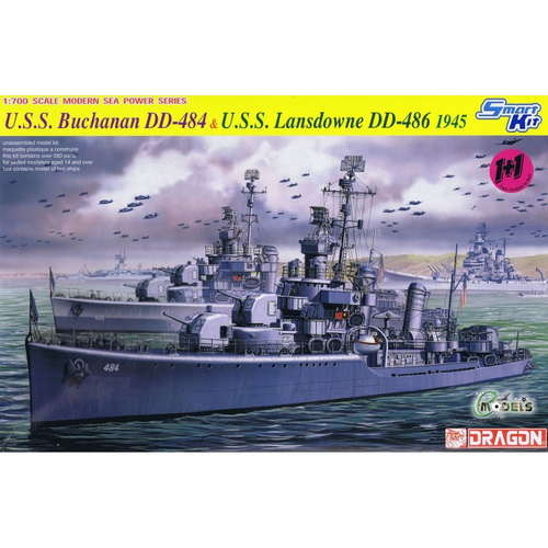 Dragon 1/700 USS BUCHANAN and LANDSDOWNE [7089]
