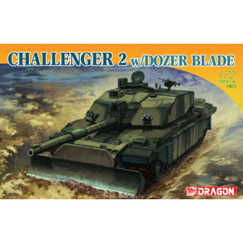 Dragon 1/72 Challenger 2 w/Dozer Blade [7285]
