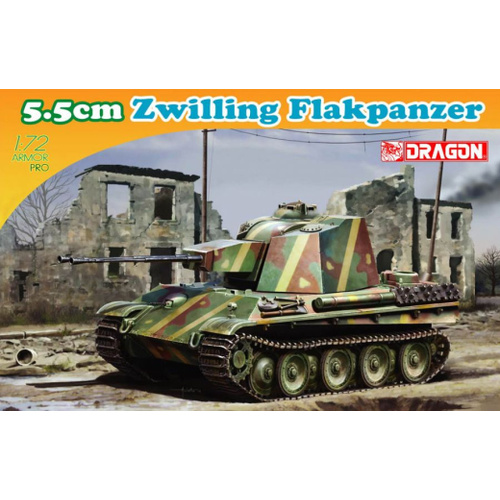 Dragon 1/72 5.5cm ZWILLING FLAKPANZER [7488]