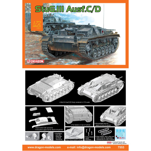 Dragon 1/72 StuG.III Ausf.C/D [7553]