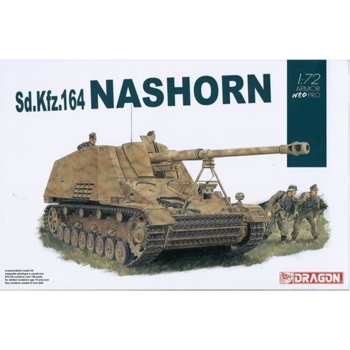 Dragon 1/72 Sd.Kfz.164 Nashorn w/NEO Track Plastic Model Kit [7626]