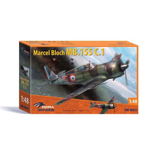 Dora Wings 1/48 Bloch MB.155C.1 Plastic Model Kit [48021]