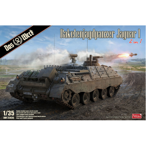 Das Werk 1/35 Raketenjagdpanzer Jaguar 1 Plastic Model Kit