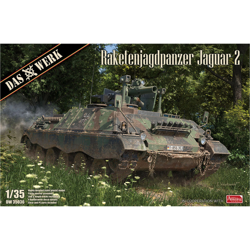 Das Werk 1/35 Raketenjagdpanzer Jaguar 2 Plastic Model Kit