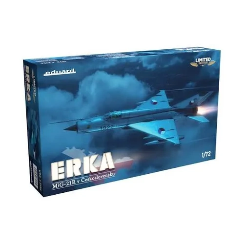 Eduard 1/72 ERKA / MiG-21R V Ceskoslovensku Limited Edition Plastic Model Kit