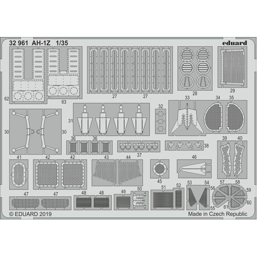 Eduard 1/35 AH-1Z pho-etch (ACADEMY)