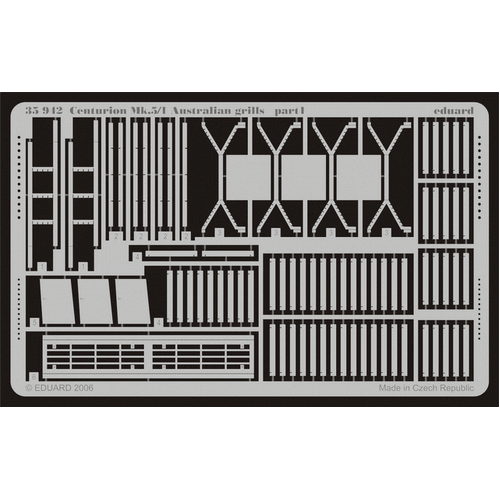 Eduard 1/35 Centurion Mk.5/1 (Mk.5/2) Australian grills Photo Etched Set (AFV Club)
