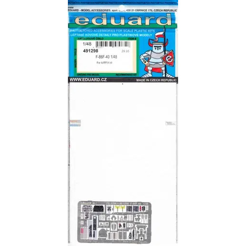 Eduard 1/48 F-86F-40 Sabre Photo etched parts [491298]