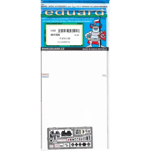Eduard 1/48 P-47N Photo etched set [491306]