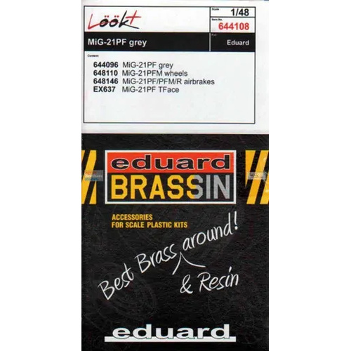 Eduard 1/48 MiG-21PF grey LööKplus Brassin