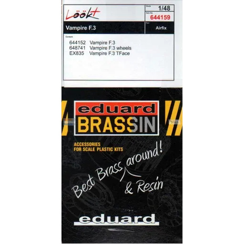 Eduard 1/48 Vampire F.3 (Airfix) LooKplus Brassin [644159]