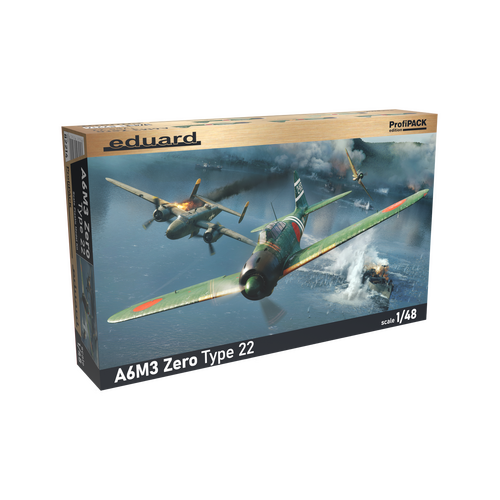 Eduard 1/48 A6M3 Zero Type 22 Plastic Model Kit [82214]