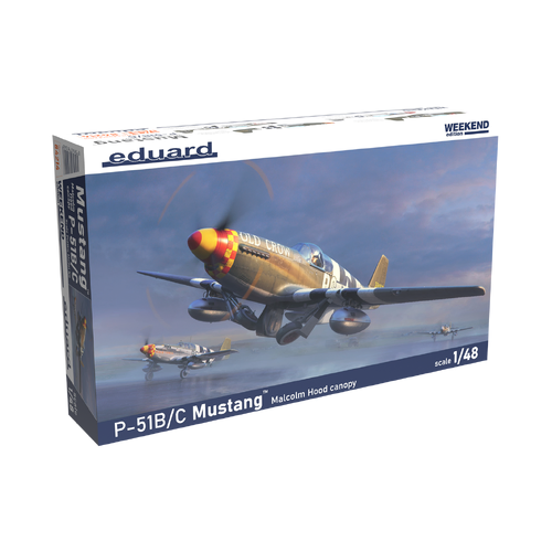 Eduard 1/48 P-51B Malcolm Hood Weekend Edition Plastic Model Kit