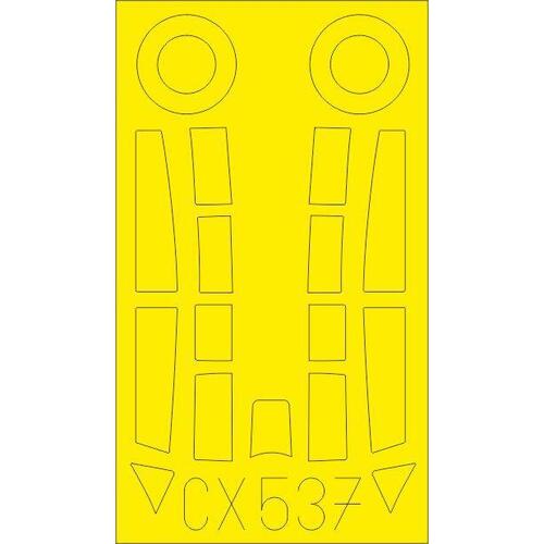 Eduard 1/72 Me 262B-1 Masking sheet