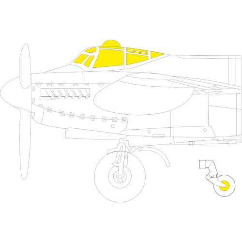 Eduard 1/72 Mosquito PR.XVI Mask