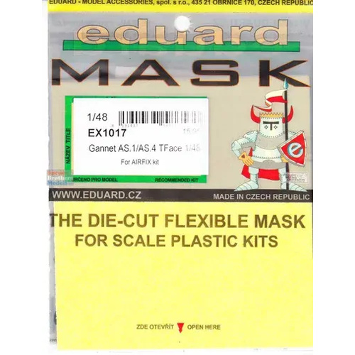 Eduard 1/48 Gannet AS.1/AS.4 TFace (Airfix) Mask