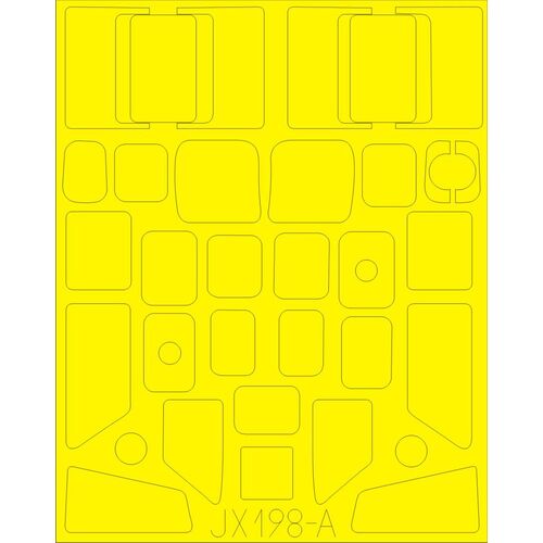 Eduard 1/32 B-17F (Hong Kong Models) Mask Set