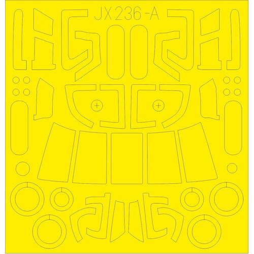 Eduard 1/35 MH-60L TFace Mask Set (Kitty Hawk)