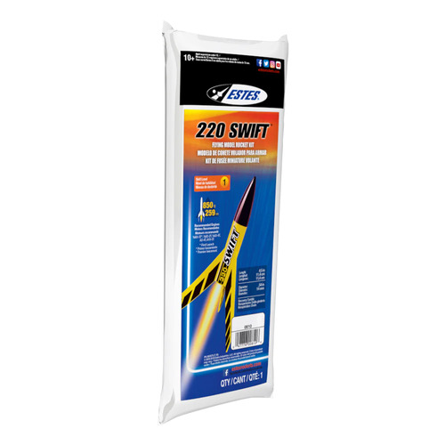 Estes 220 Swift Intermediate Model Rocket Kit (13mm Mini Engine) [810]