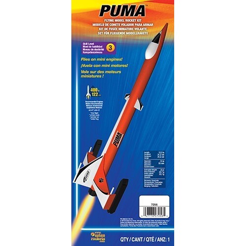 Estes Puma Rocket Skill Level 3 (13mm Mini Engine)