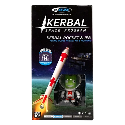 Estes Kerbal w/ Jebediah Kerbonaut