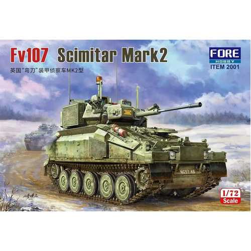ForeArt 1/72 Scimitar MK2 CVR(T) Plastic Model Kit