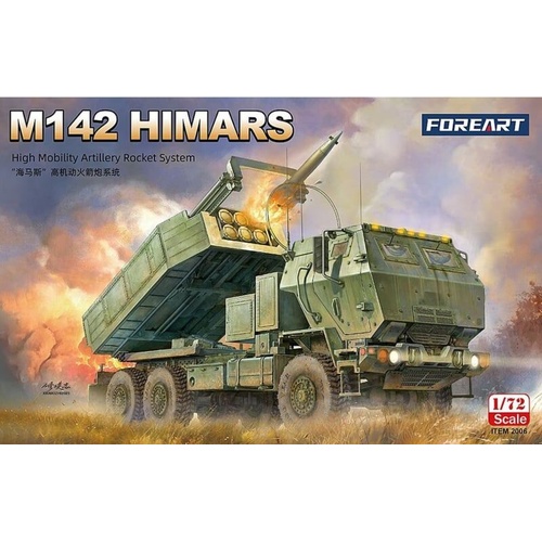 ForeArt 1/72 M142 ‘HIMARS’ High Mobility Artillery Rocket Sy Plastic Model Kit