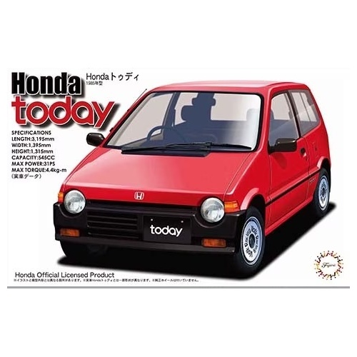 Fujimi 1/24 HONDA TODAY G [ID-12] Plastic Model Kit