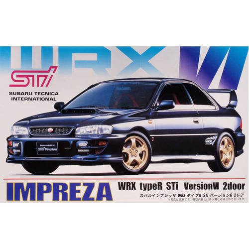 Fujimi 1/24 Subaru Impreza Sti ver IV/VI w/Window Frame Masking Seal  (ID-99) Plastic Model Kit