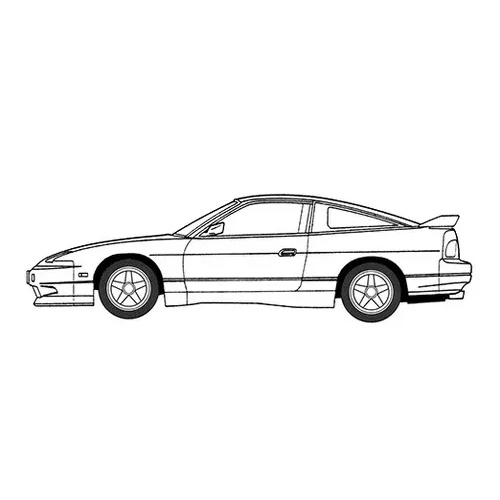 Fujimi 1/24 Nissan 180SX (RPS13) Late Type [Tohge-4] Plastic Model Kit