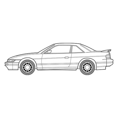 Fujimi 1/24 Nissan Silvia Q`s (S13) [Tohge-6] Plastic Model Kit