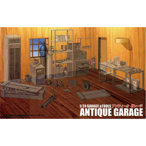 Fujimi 1/24 Antique Garage (GT-12) Plastic Model Kit