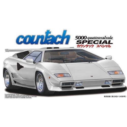 Fujimi 1/24 Lamborghini Countach 5000 Special (RS-53) Plastic Model Kit