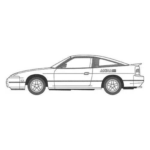 Fujimi 1/24 180SX Kenji  [ISD-007] Plastic Model Kit