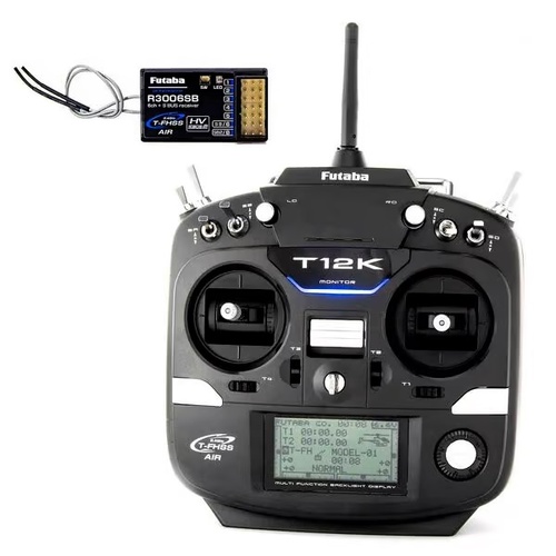 Futaba 12K 12-Channel Transmitter w/ R3008SB Receiver - Mode 1
