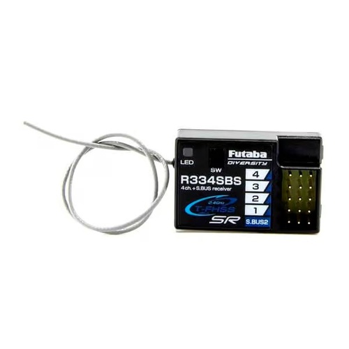 Futaba R334SBS Telemetry 4-Channel Receiver (T-FHSS/S.Bus2) [FUTR334SBS]