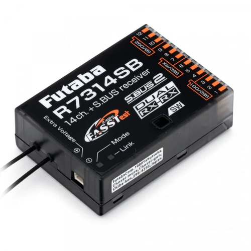 Futaba R7314SB 14-Channel (PWM) Air Receiver (26-Channel S.BUS) FASSTest [FUTR7314SB]