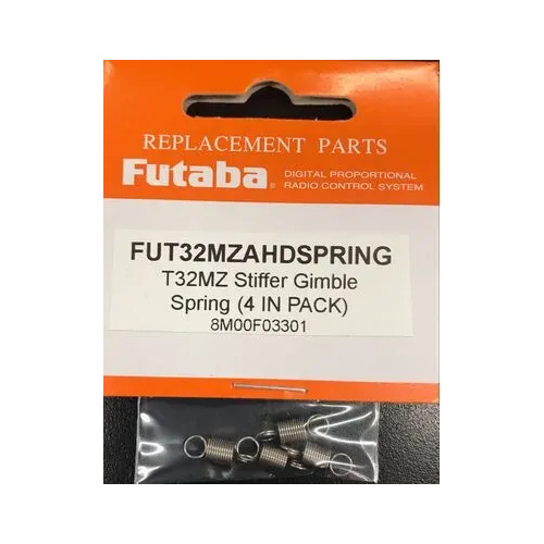 Futaba T32MZ Stiffer Gimble Spring (4 IN PACK) ST57 [FUT32MZAHDSPRING]