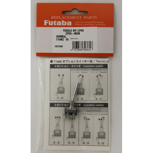 Futaba 18MZ  TOGGLE SW 3TFL101F(Long 2 position momentary [FUTEBT2286]