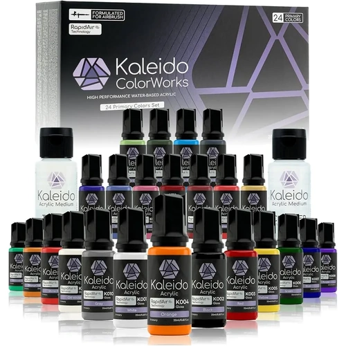 Gaahleri Kaleido ColorWorks 24 Primary Colours Set B Paint Set