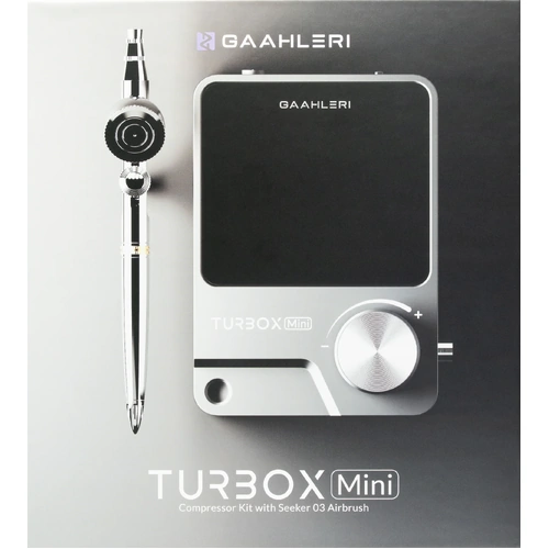 Gaahleri TurboX Mini Air Compressor w/ Seeker 0.3 Airbrush
